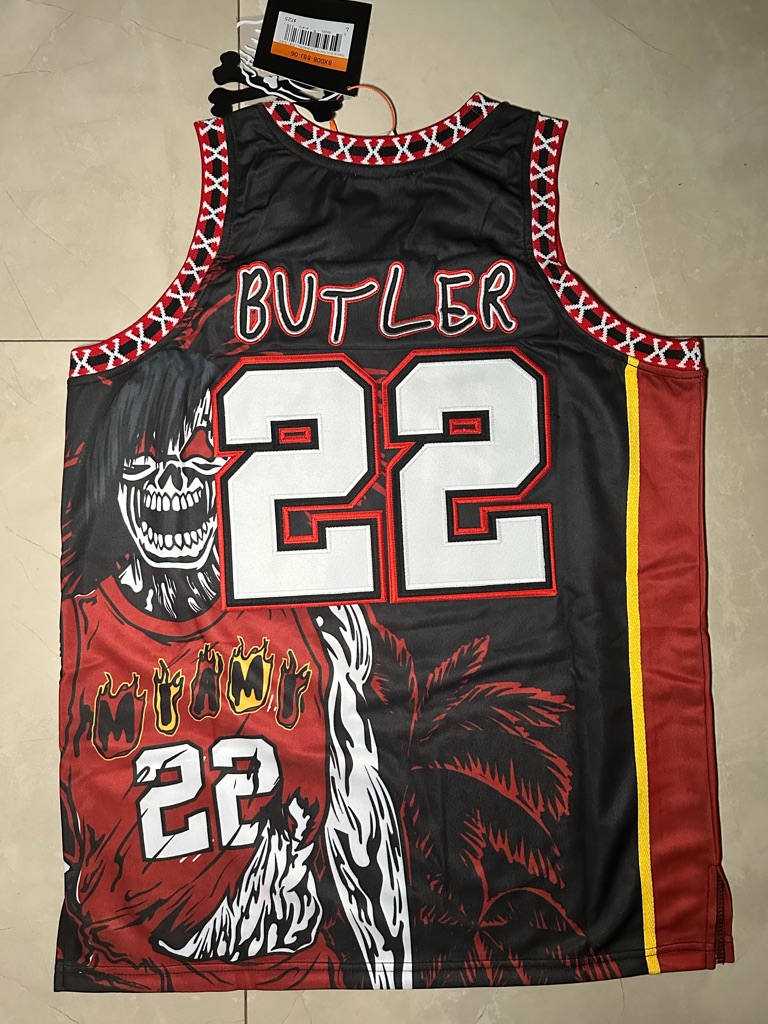 Brand X Jimmy Butler 22 Miami Basketball Jersey